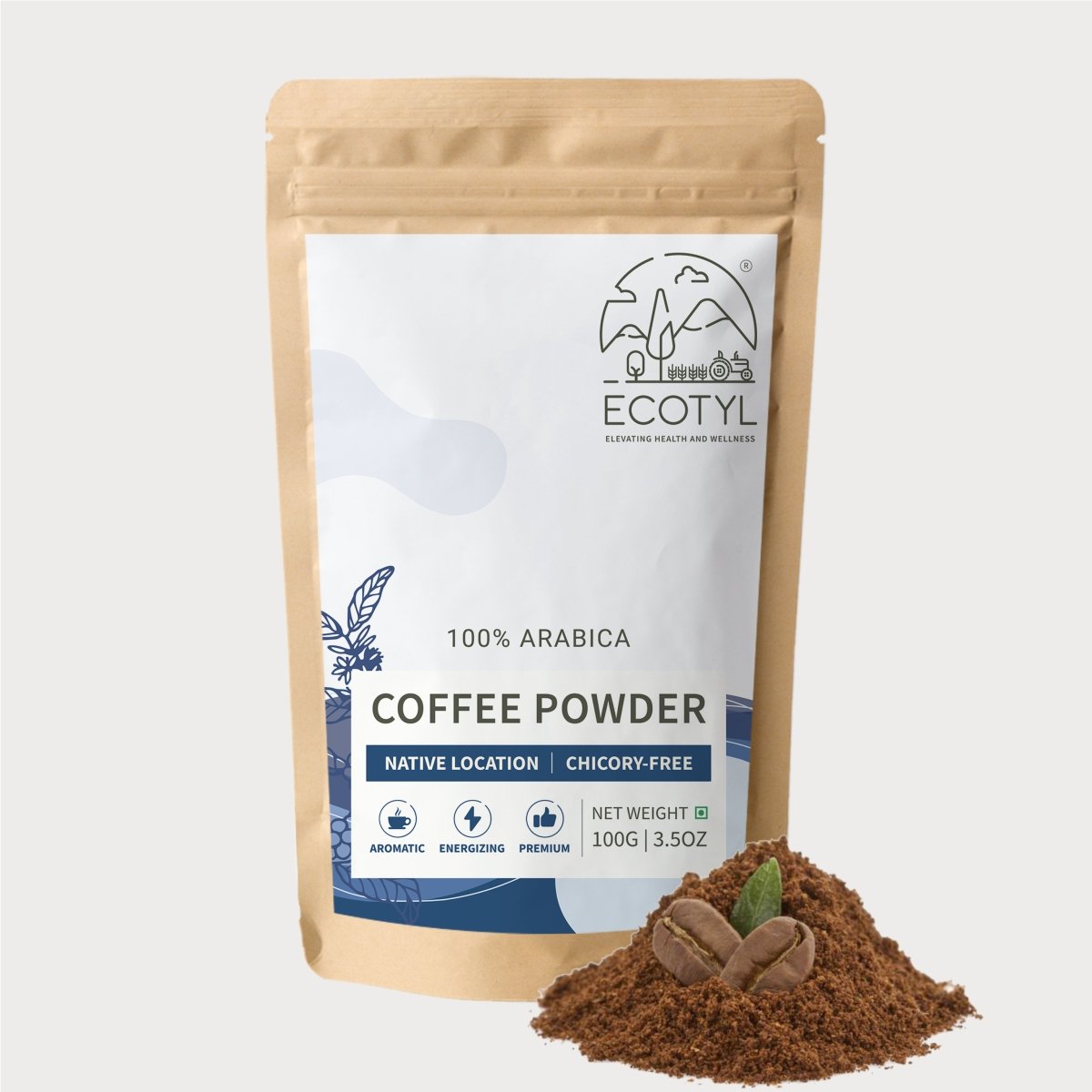 100% Arabica Coffee Powder 100g | Strong Flavour & Rich Aroma