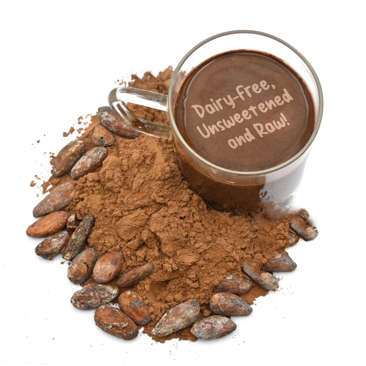 100% Organic Cacao Powder Unsweetened & Non Alkalized