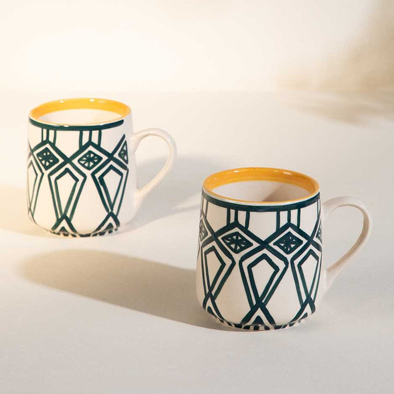 Ceramic Coffee Mugs | Set of 2