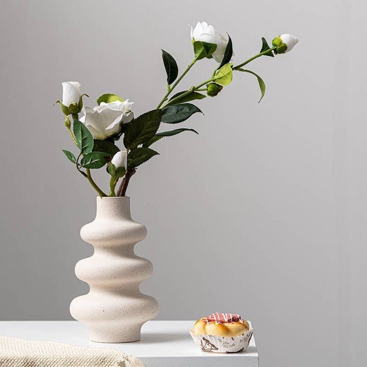 3 Tier Round Ceramic Vase