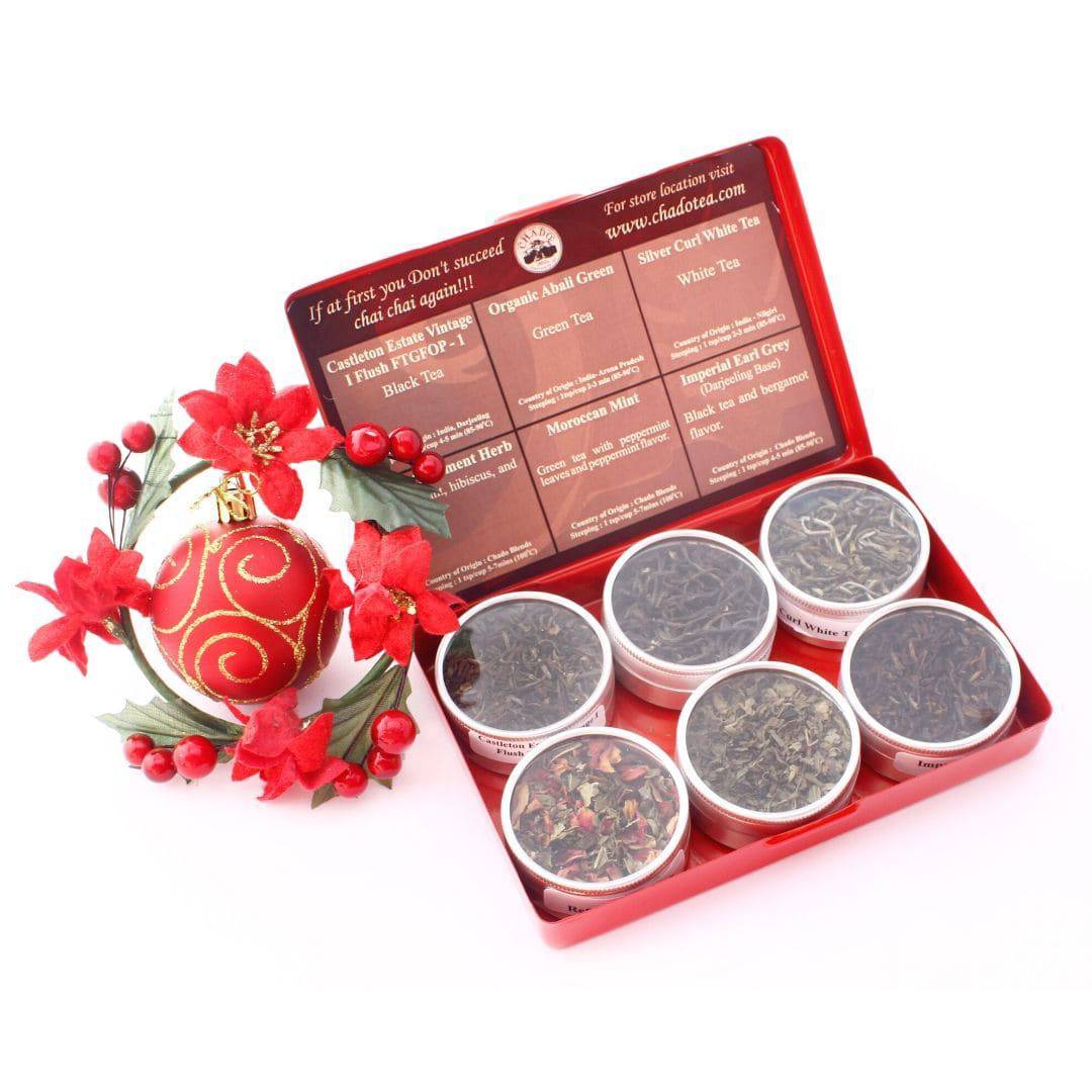 6 can Tea Gift Box