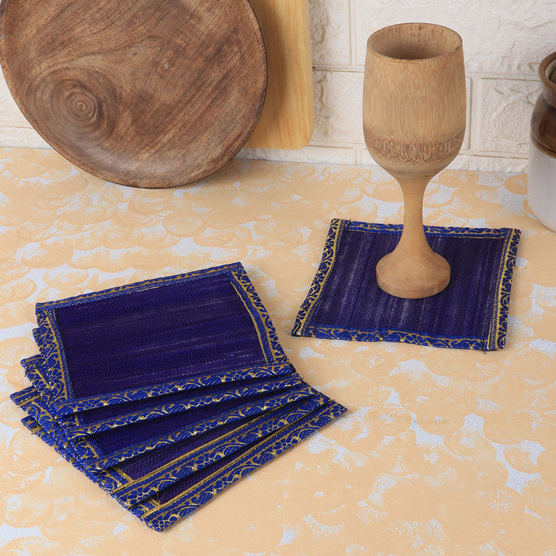 Bamboo Coasters | Square | Purple | Set of 6