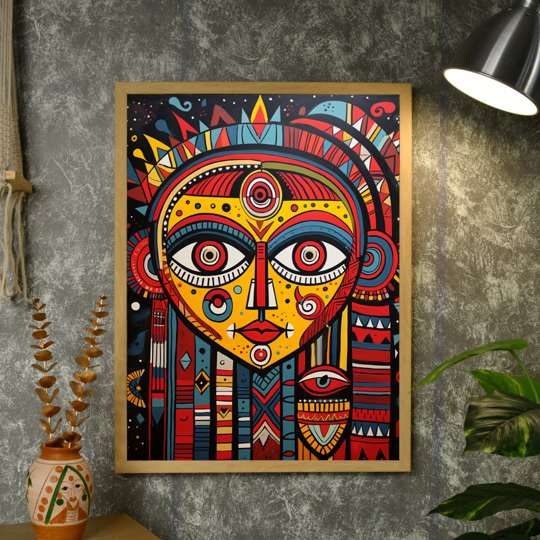 Unveiling Inner Worlds: Sowpeace Handcrafted Canvas – Premium Indian-Inspired Art for Modern and Stylish Home Decoration