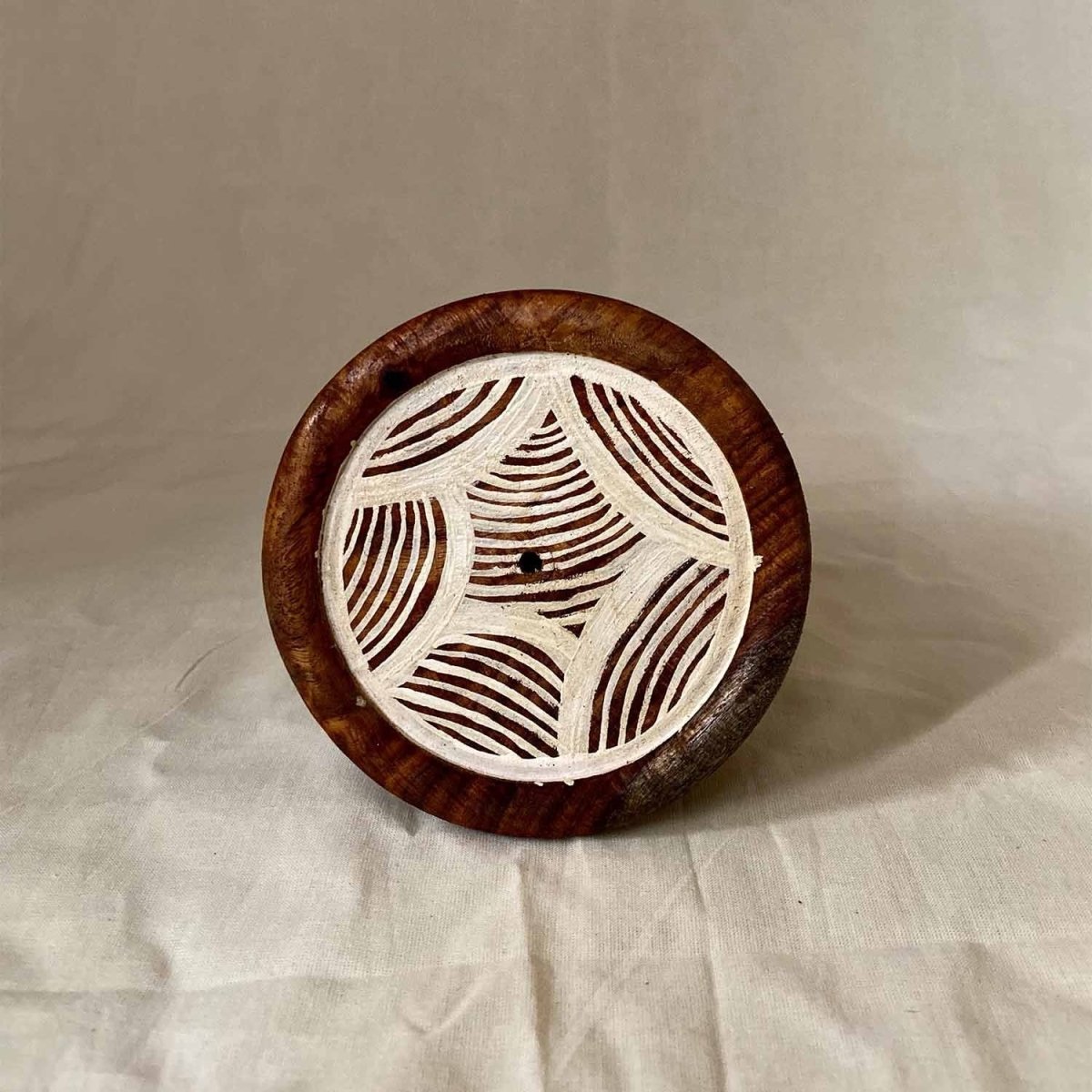 Abstract Lines Hand Painted Coasters Set Of 4