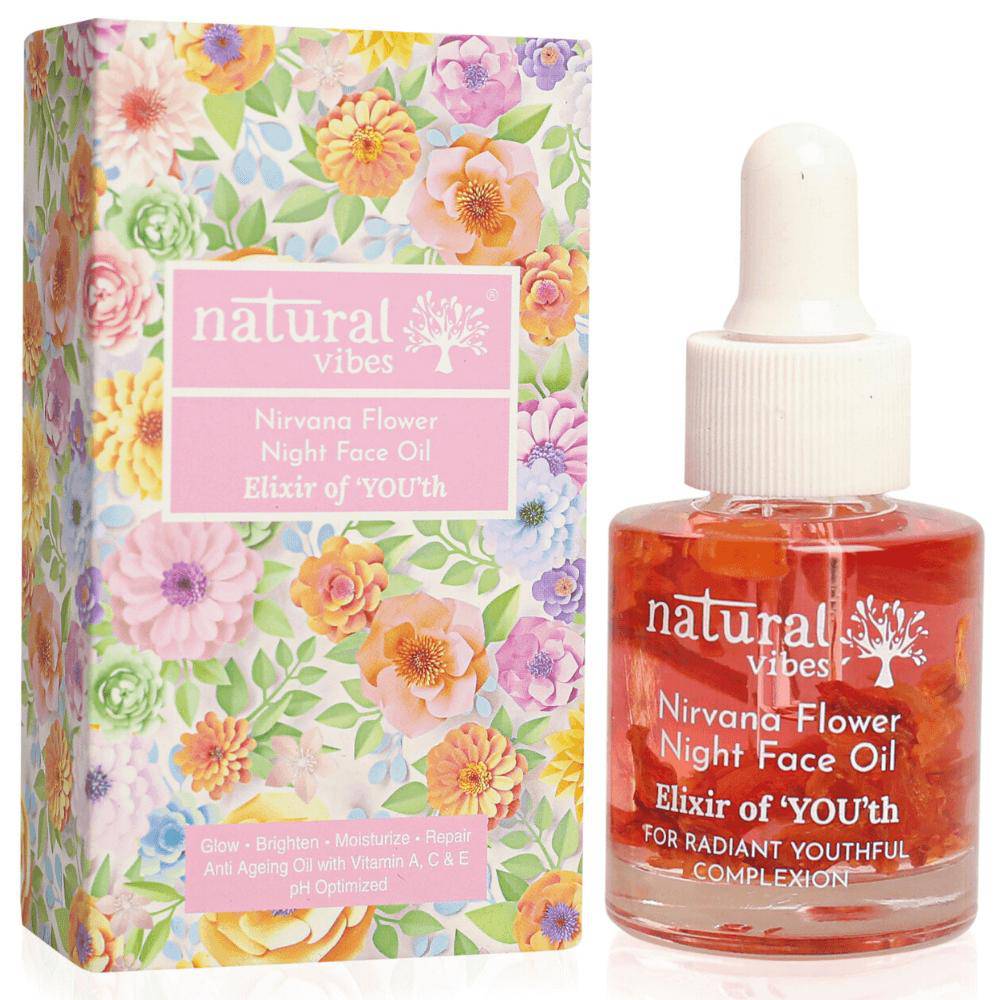 Anti Ageing Nirvana Flower Night Face Oil 20ml