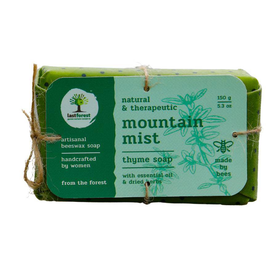 Artisanal Handmade Origin Beeswax Soap Infused with Thyme 150g