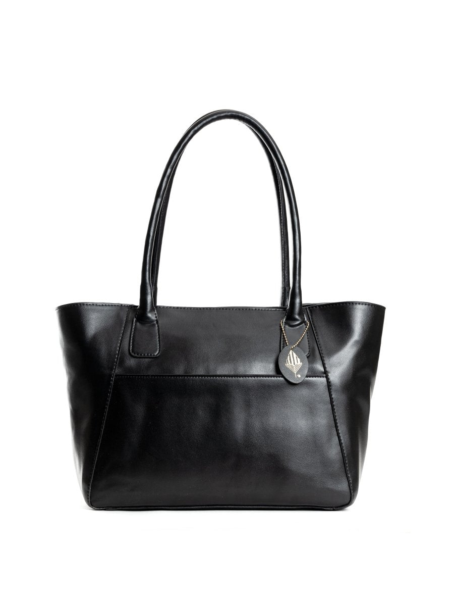 Athena (Black) | Women's Bag Made with Cactus Leather