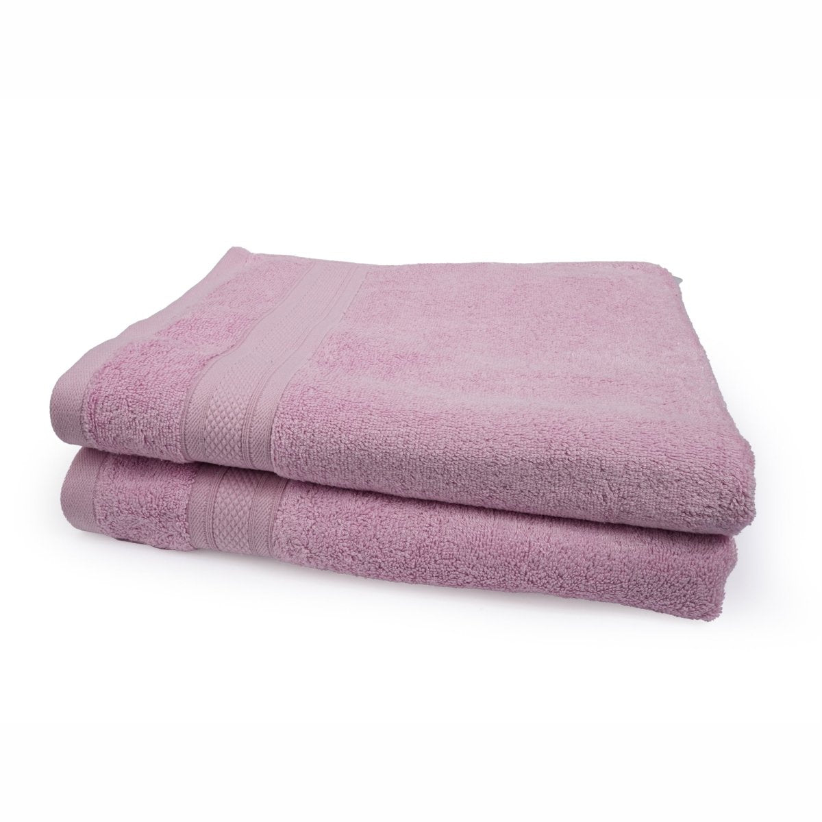 Bamboo Cotton Bath Towels (single piece) Light Pink