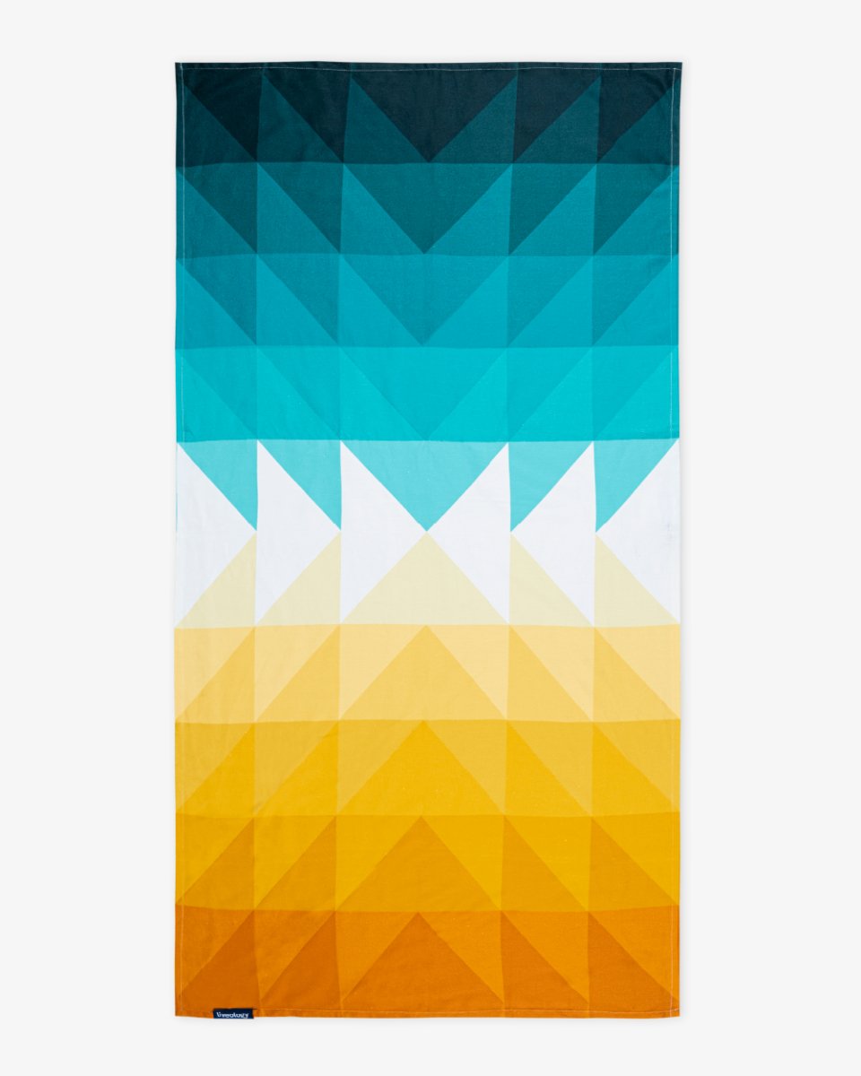 Bamboo & Cotton Blend Printed BeachTowel | Kaleido Summer