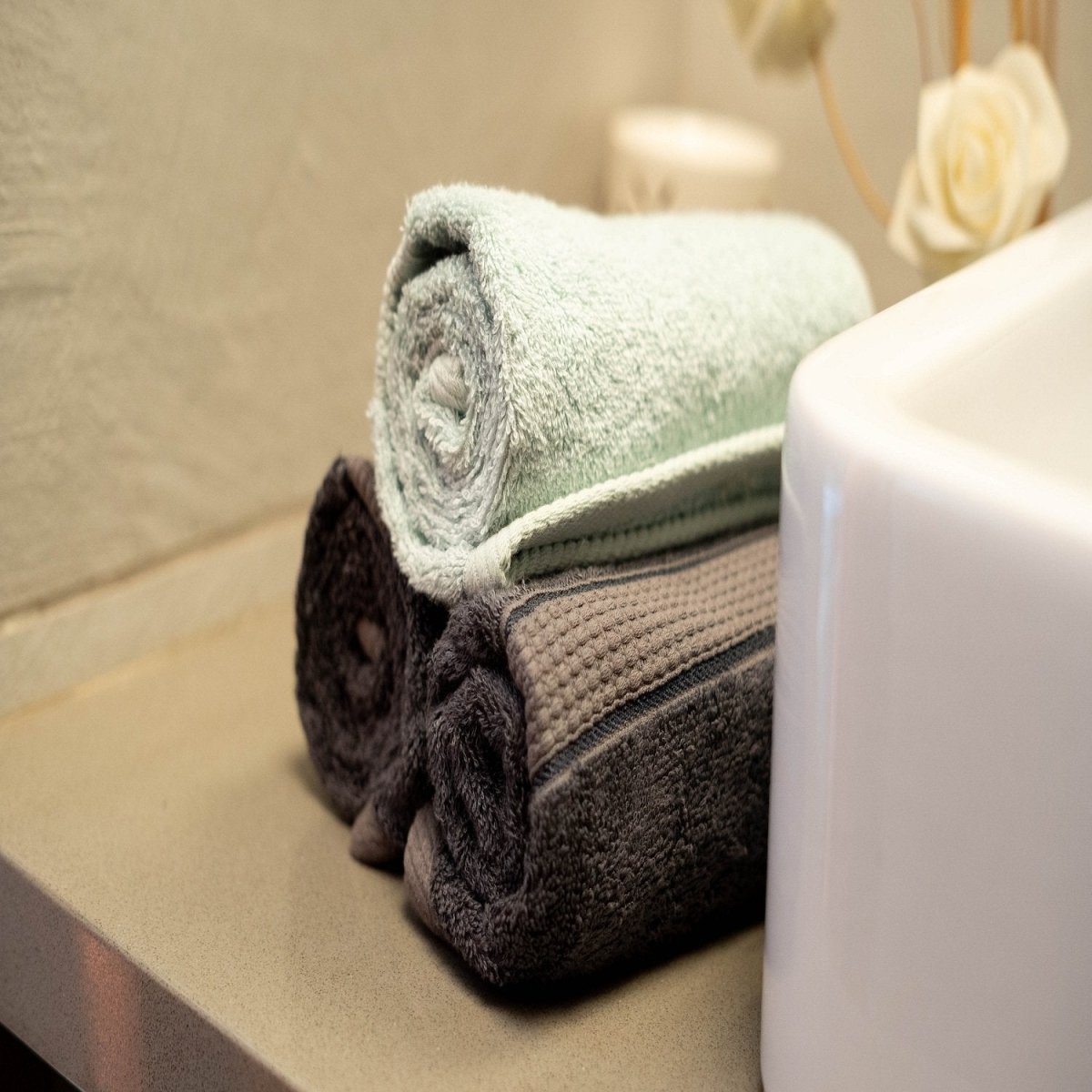 Bamboo Hand Towel - Fresh Teal