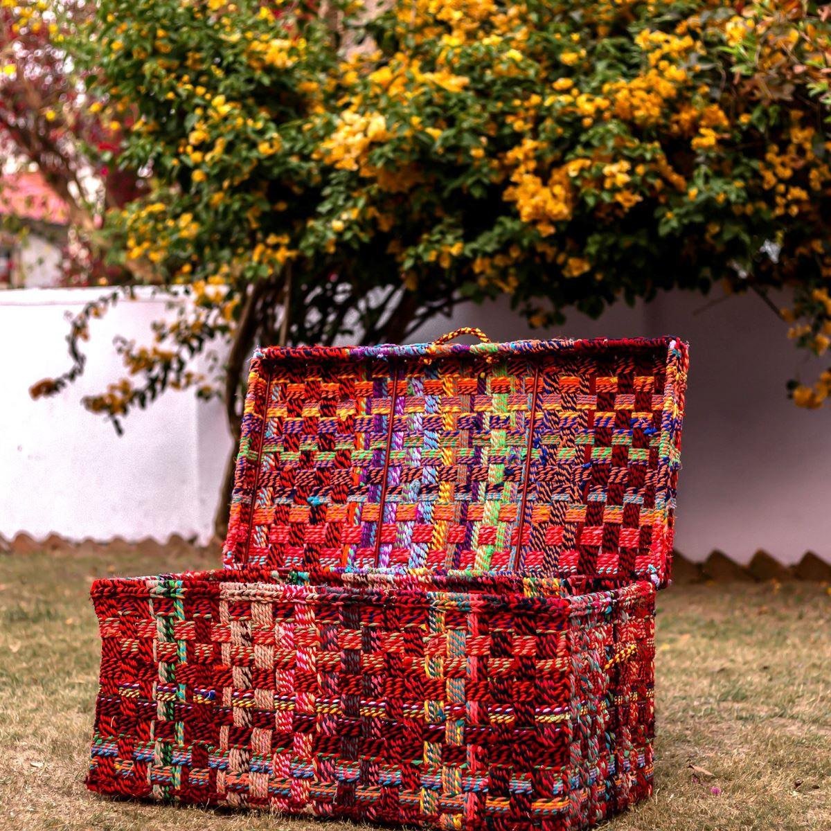 Bano Upcycled Textile Trunk