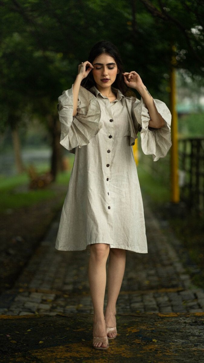 Bhima Dress - Natural Colour