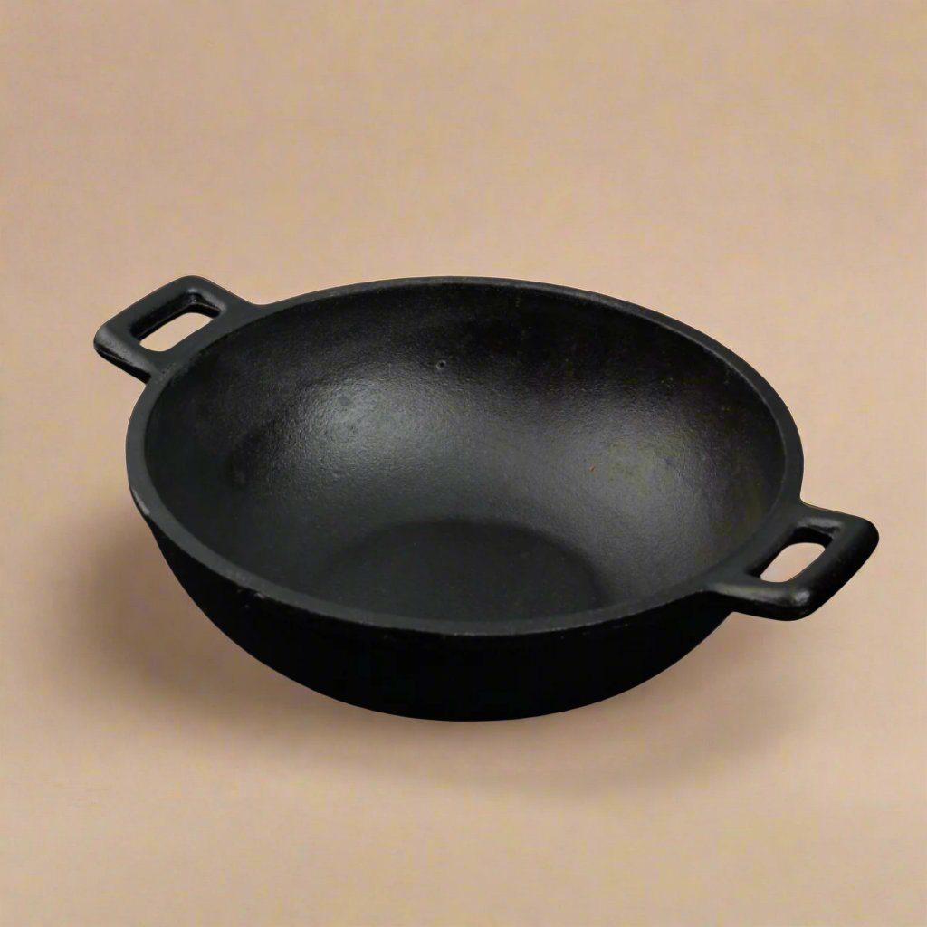 Castrong Handmade Cast Iron Deep Fry Kadai