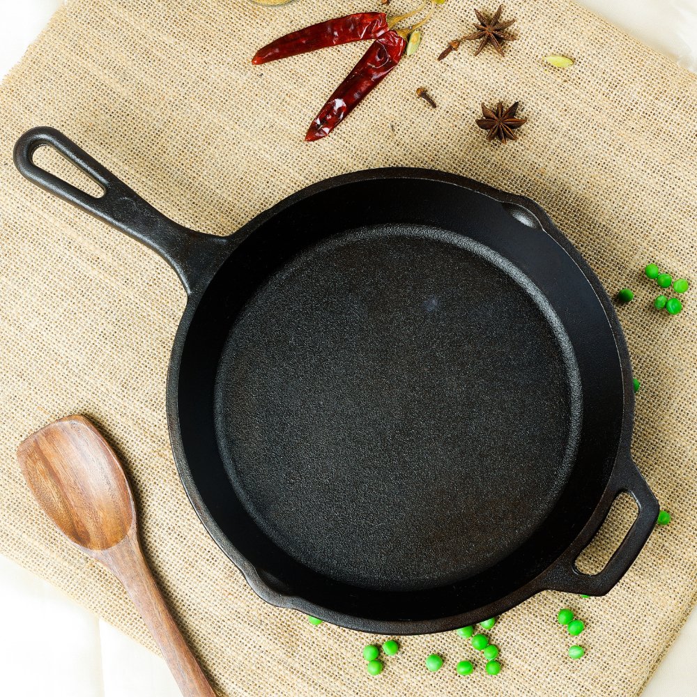 Castrong Handmade Cast Iron Skillet Fry Pan