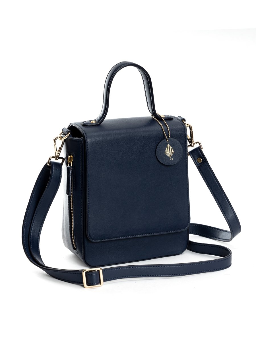 Ceres (Navy blue) | Women's bag made with Cactus Leather