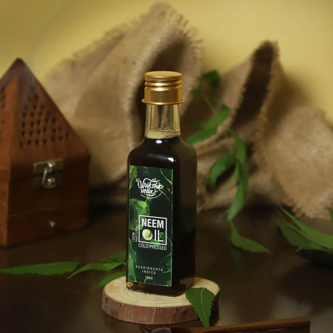 100% Natural Cold Pressed Neem Oil (Azadirachta Indica)