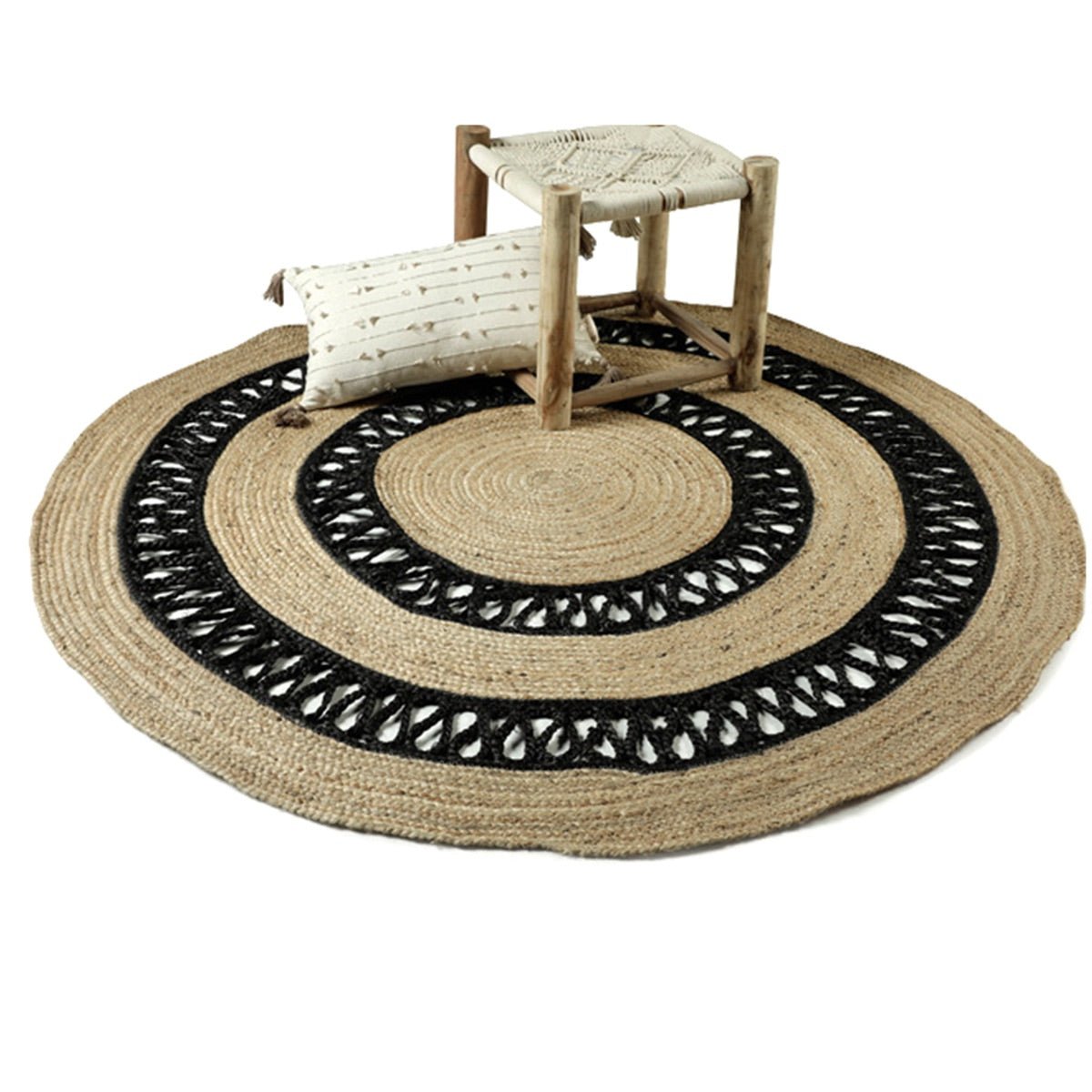 Colour Wave Jute Rug( Small)