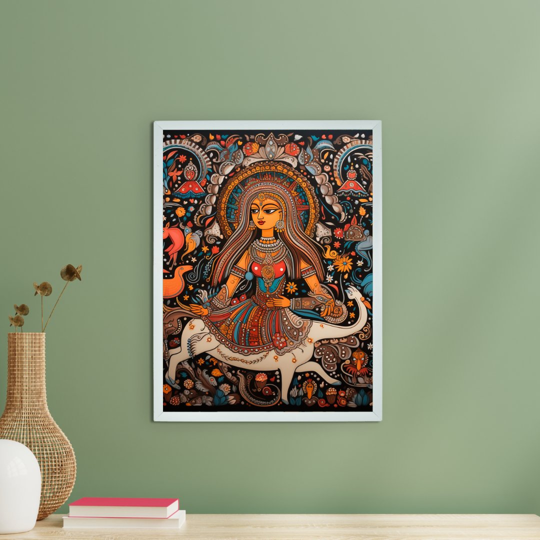 Cosmic Connections: Sowpeace Handcrafted Canvas Magic – Premium Indian-Inspired Art for Contemporary Home Decoration