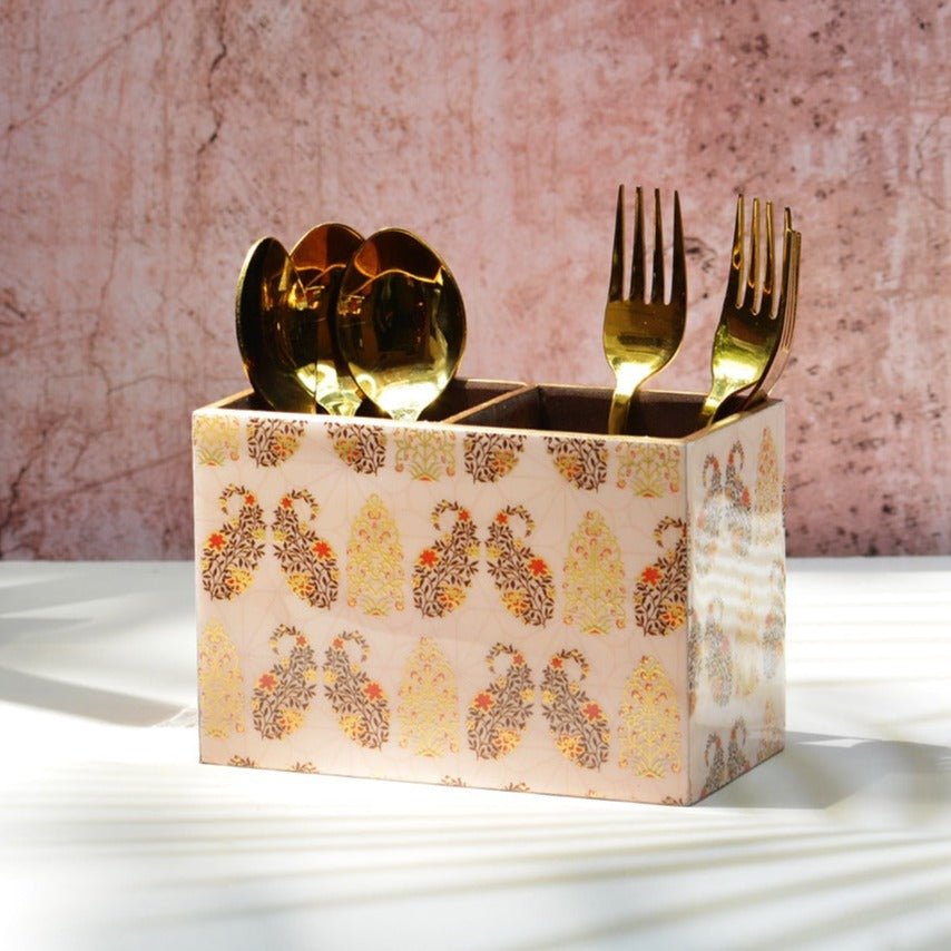 Exquisite Multicolor MDF Cutlery Holder