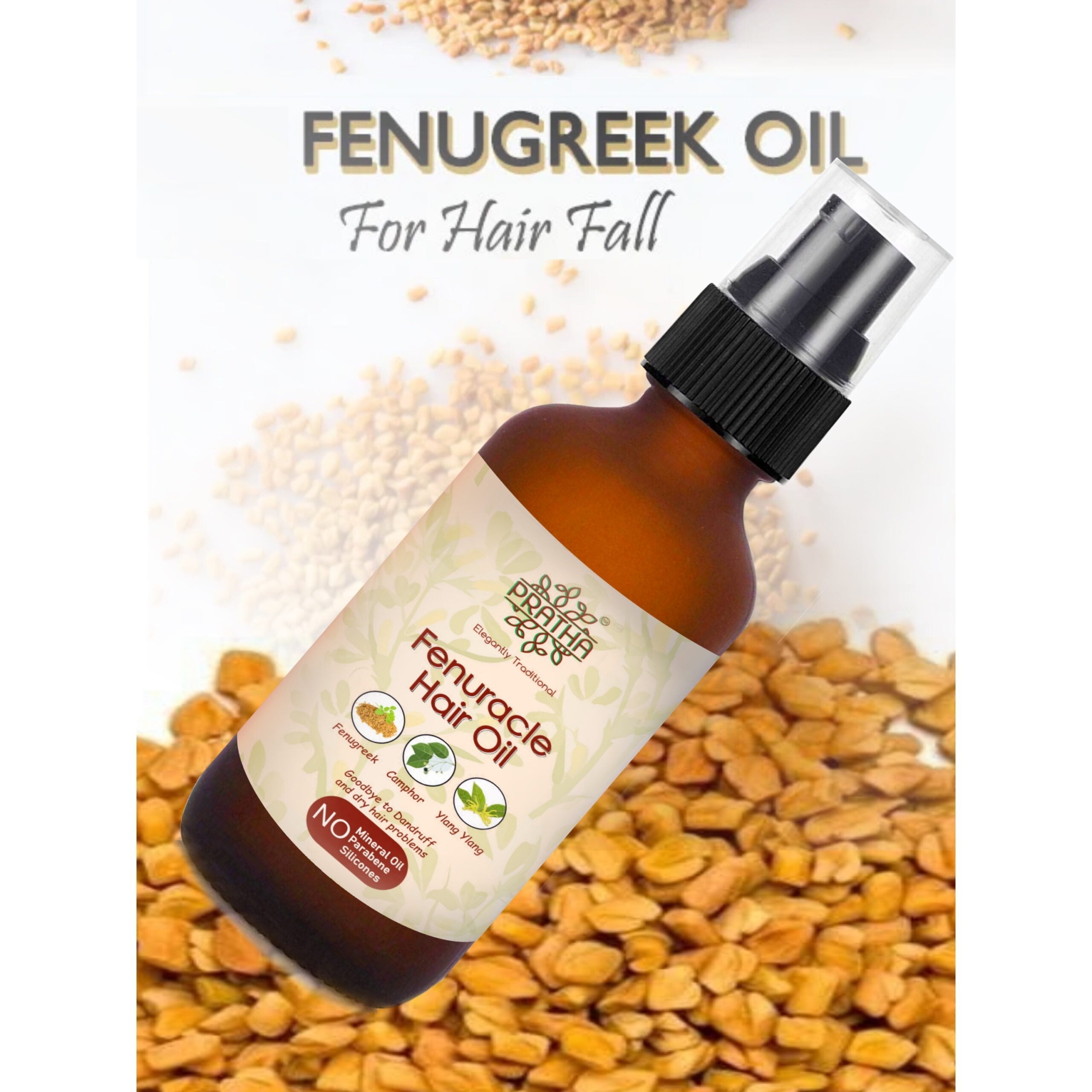 Fenuracle Hair Oil | Fenugreek, Camphor, Ylang-Ylang