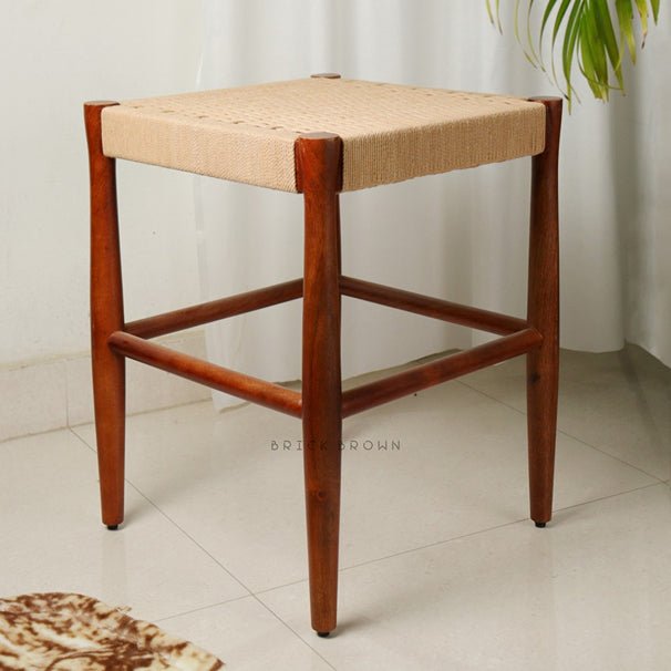 Handcrafted Loom Nest Wooden Stool