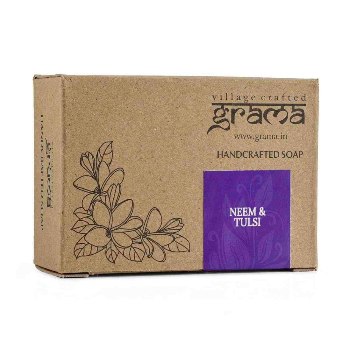 Handmade Neem & Tulsi Soap, 125g each | Pack of 2