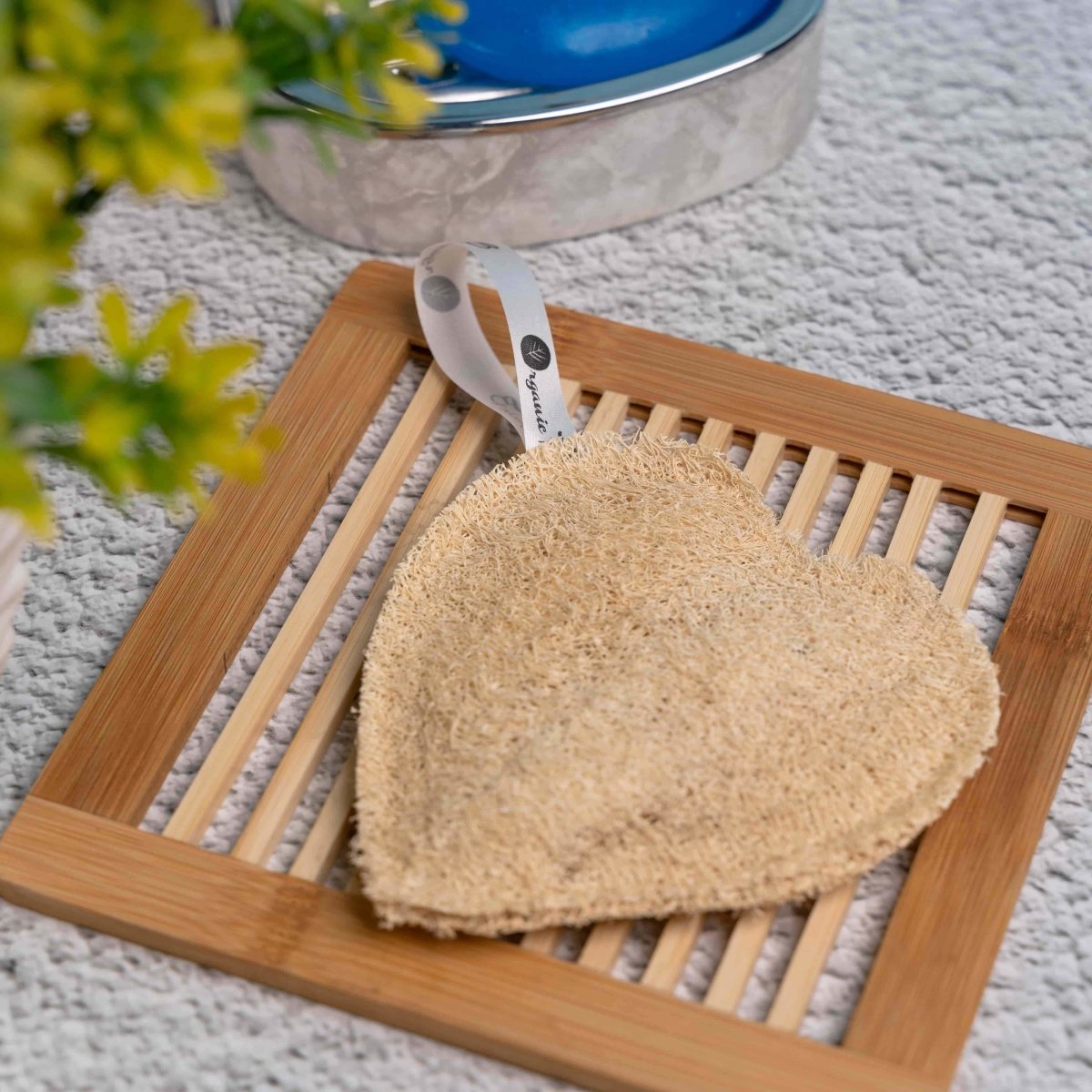 Heart Shape Natural Loofah- Pack of 2