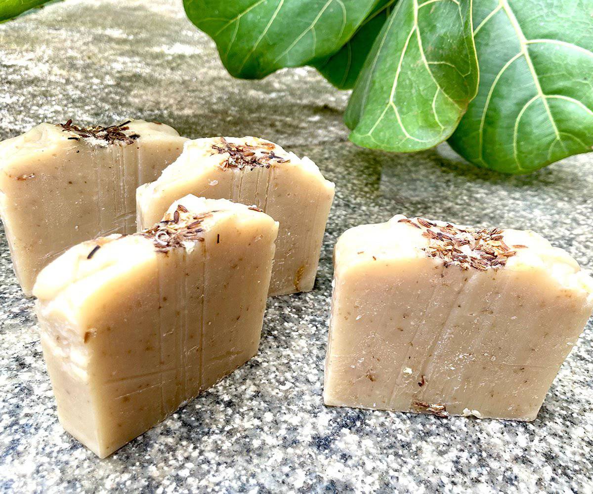 Lavender-Oats Clay Bar - Vegan, Natural