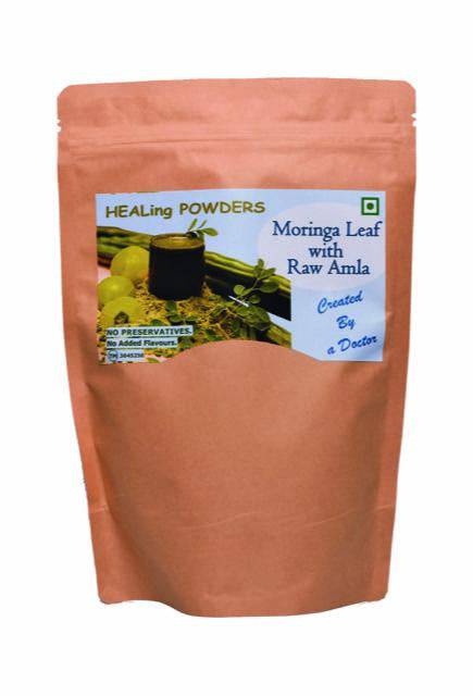 Moringa Leaf with Raw Amla - 300g