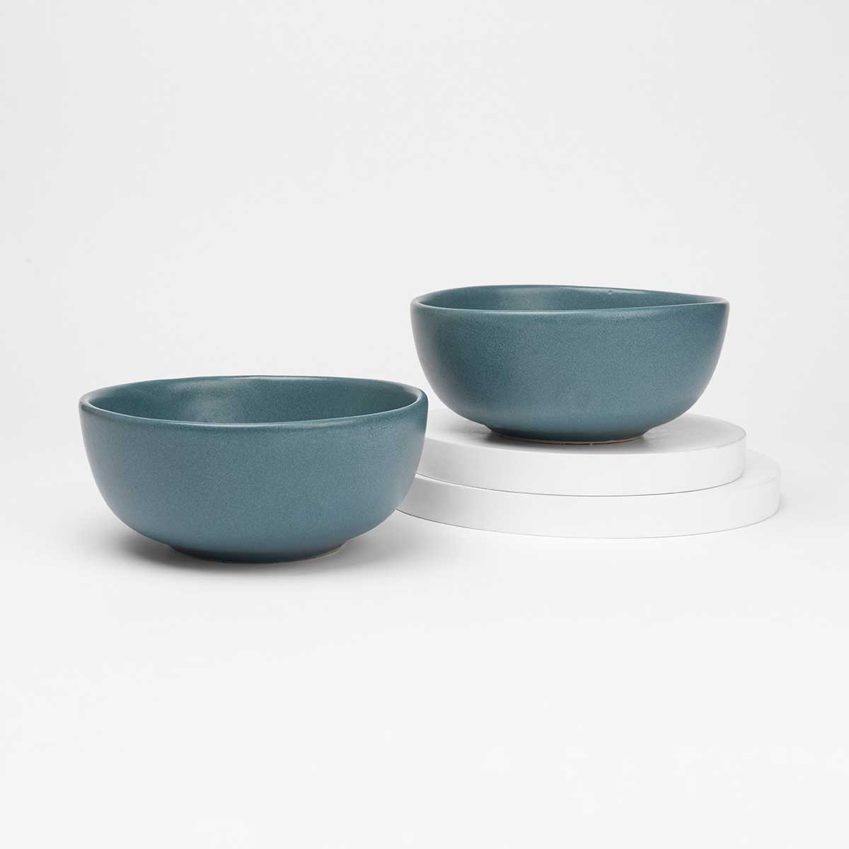 Ocean Recycled Ceramic Bowls | Set of 2