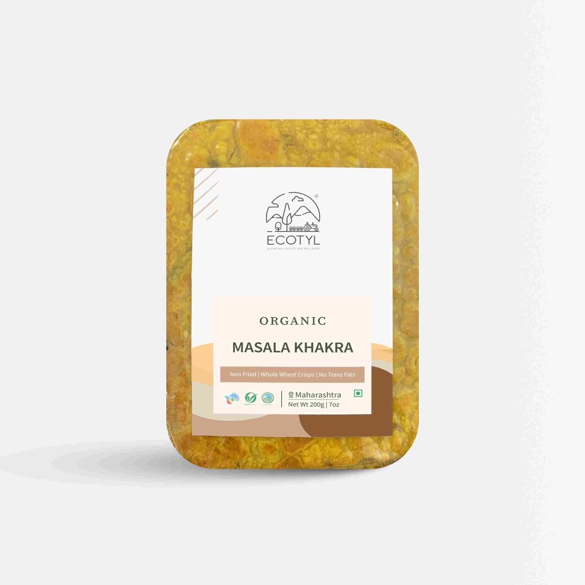 Organic Masala Khakra  - Set of 2 (200 g Each)