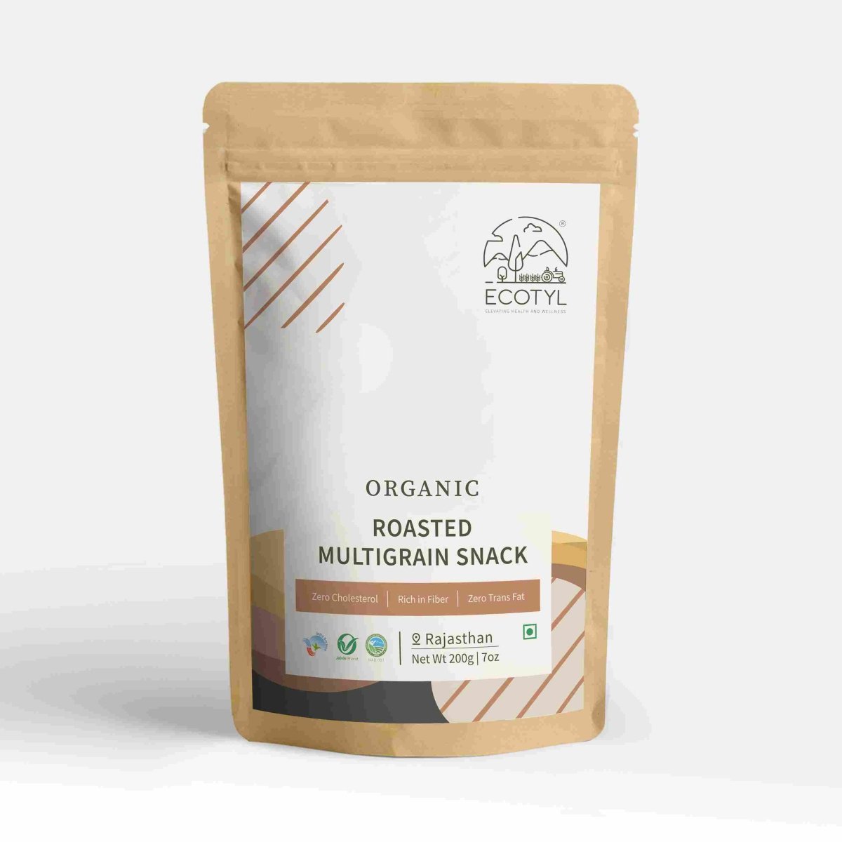 Organic Roasted Multigrain Snack  - Set of 2 (200 g Each)