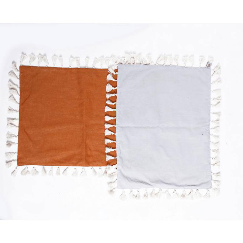 Pau 2.0 | Reversible Placemats - 100% hemp and organic Cotton