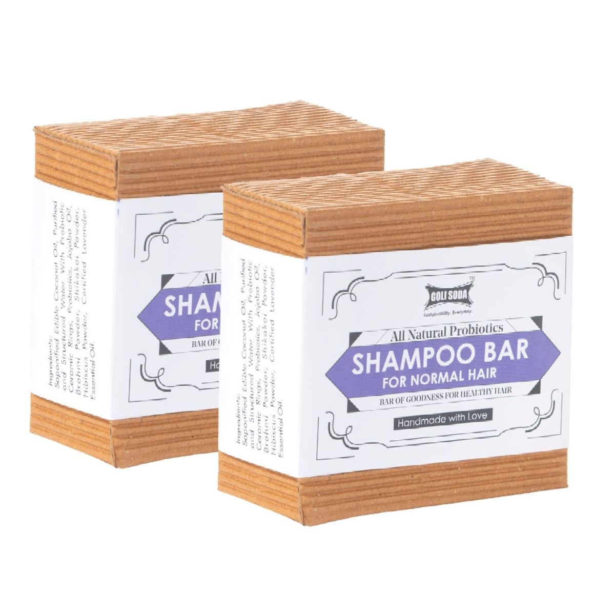 Shampoo Bar for Normal Hair - 90 g | Pack of 2