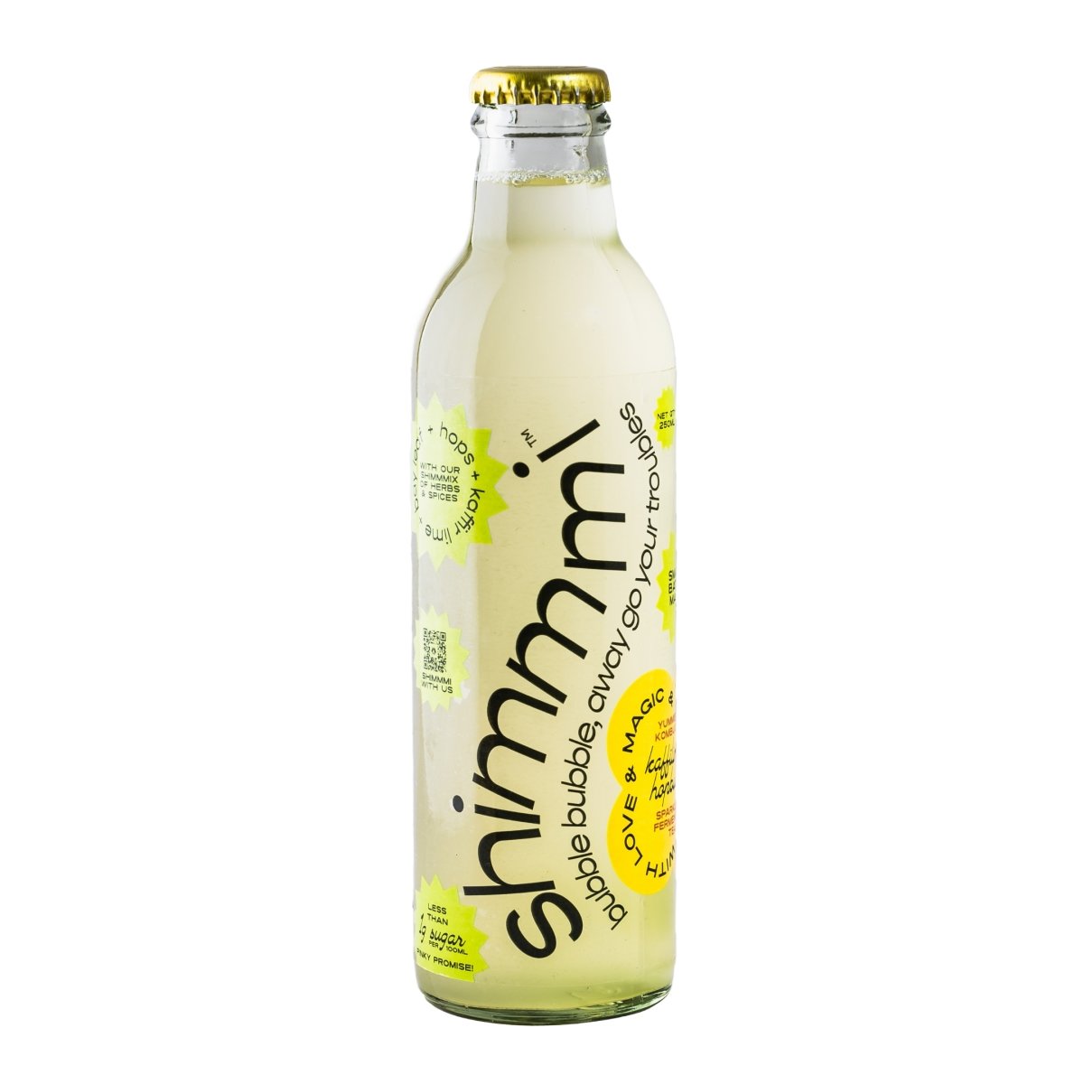 Kombucha - Sparkling Fermented Tea | Kaffilimey Hopbucha | Box of 3 (250ml x 3)