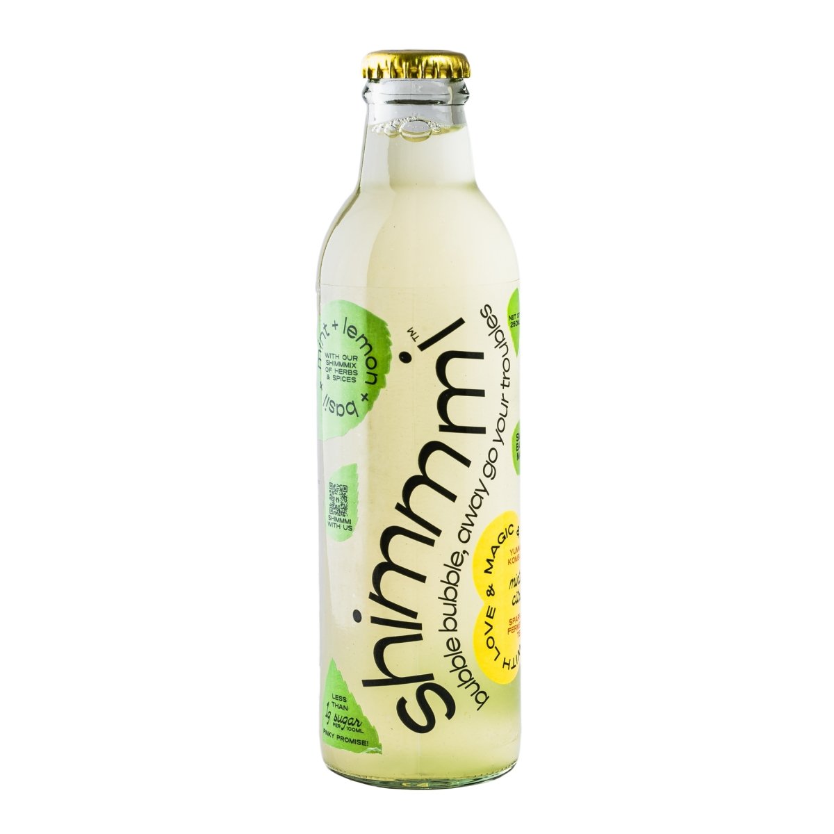 Kombucha - Sparkling Fermented Tea | Mintea Citrus | Box of 3 (250ml x 3)