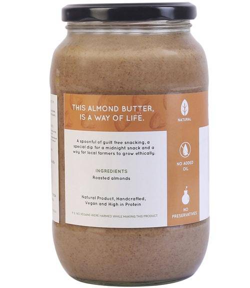 Soulful Creamy Almond Butter - Unsweetened