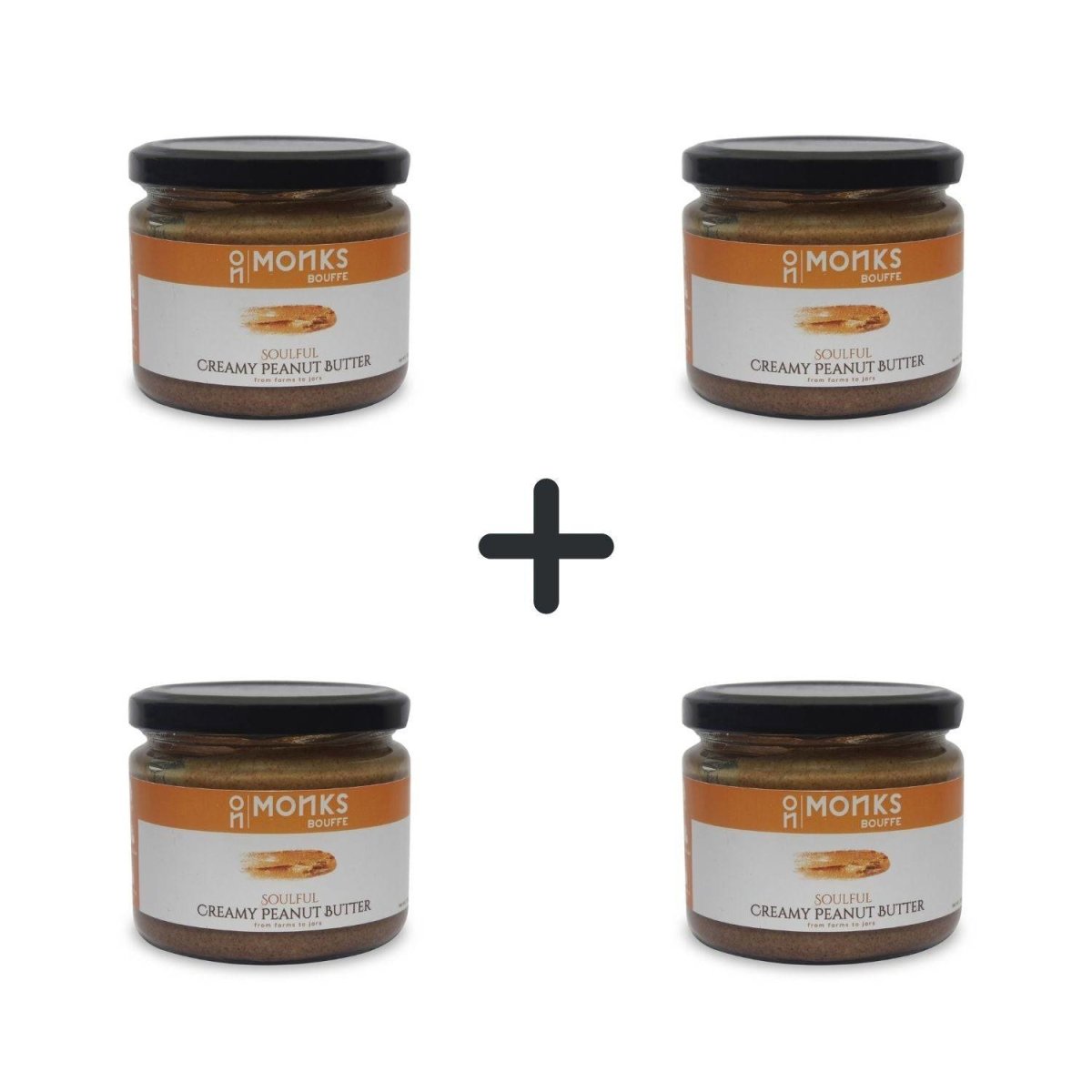 Soulful Creamy Peanut Butter - Pack of 4