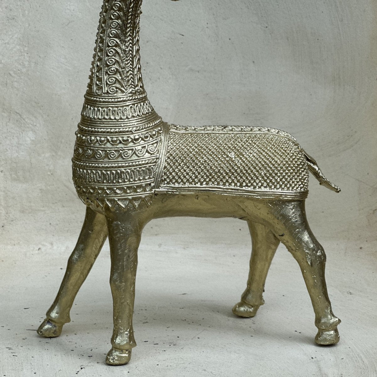 Unique Brass Dhokra Deer Pair Decor