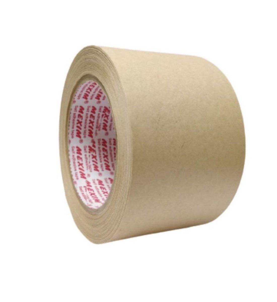 Water Activated Tape - Brown Plain - 70mm x 50 meters x 4 Rolls