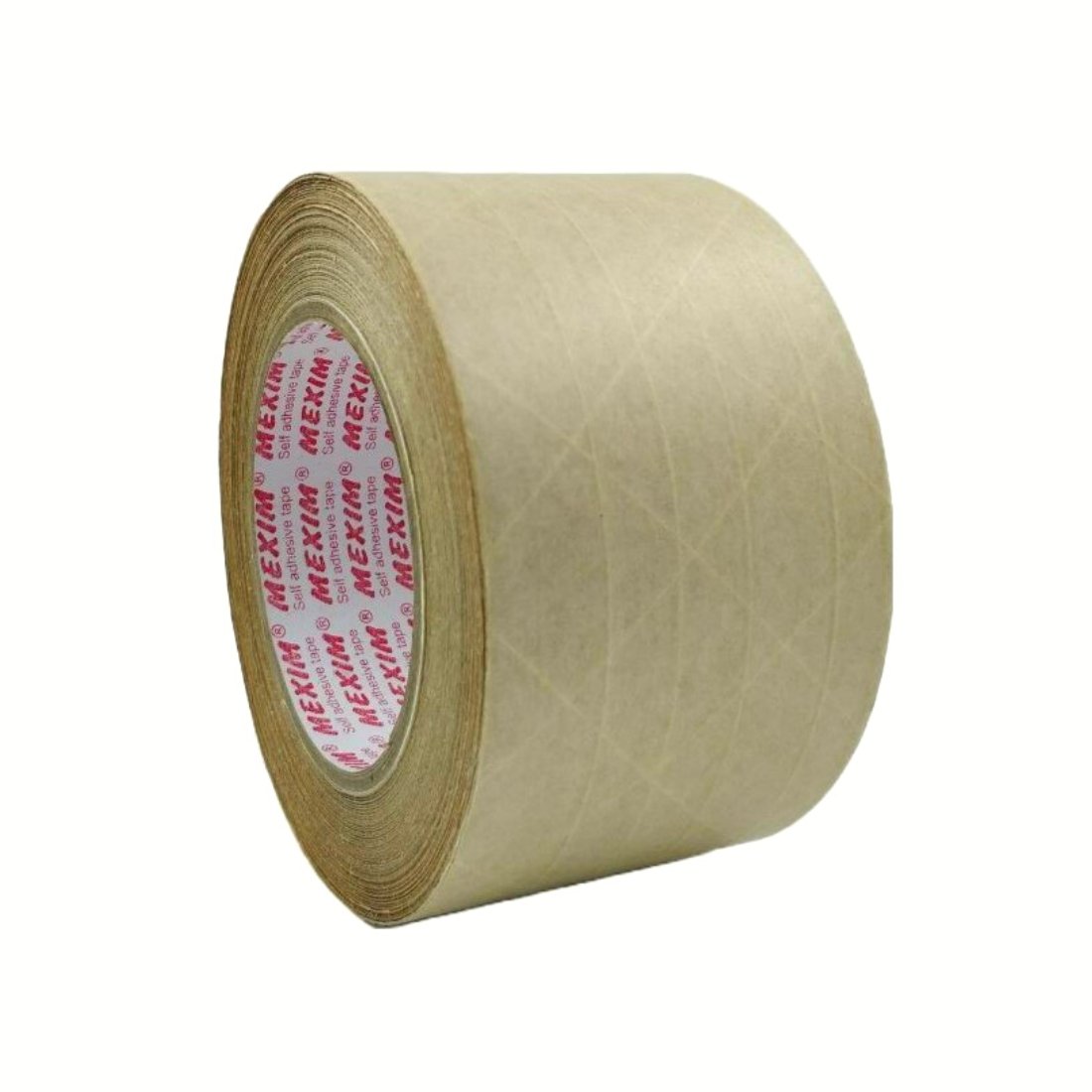 Water Activated Tape - Brown Scrim Reinforced - 70mm x 50 meters x 4 Rolls