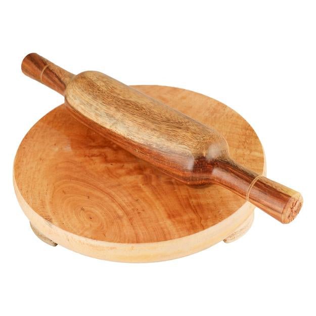 Chakla Belan Roti Maker Rolling Pin Set | Wooden Handicrafts